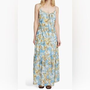 Faherty Sun Chaser Tiered Maxi Sundress - Size L - NWT